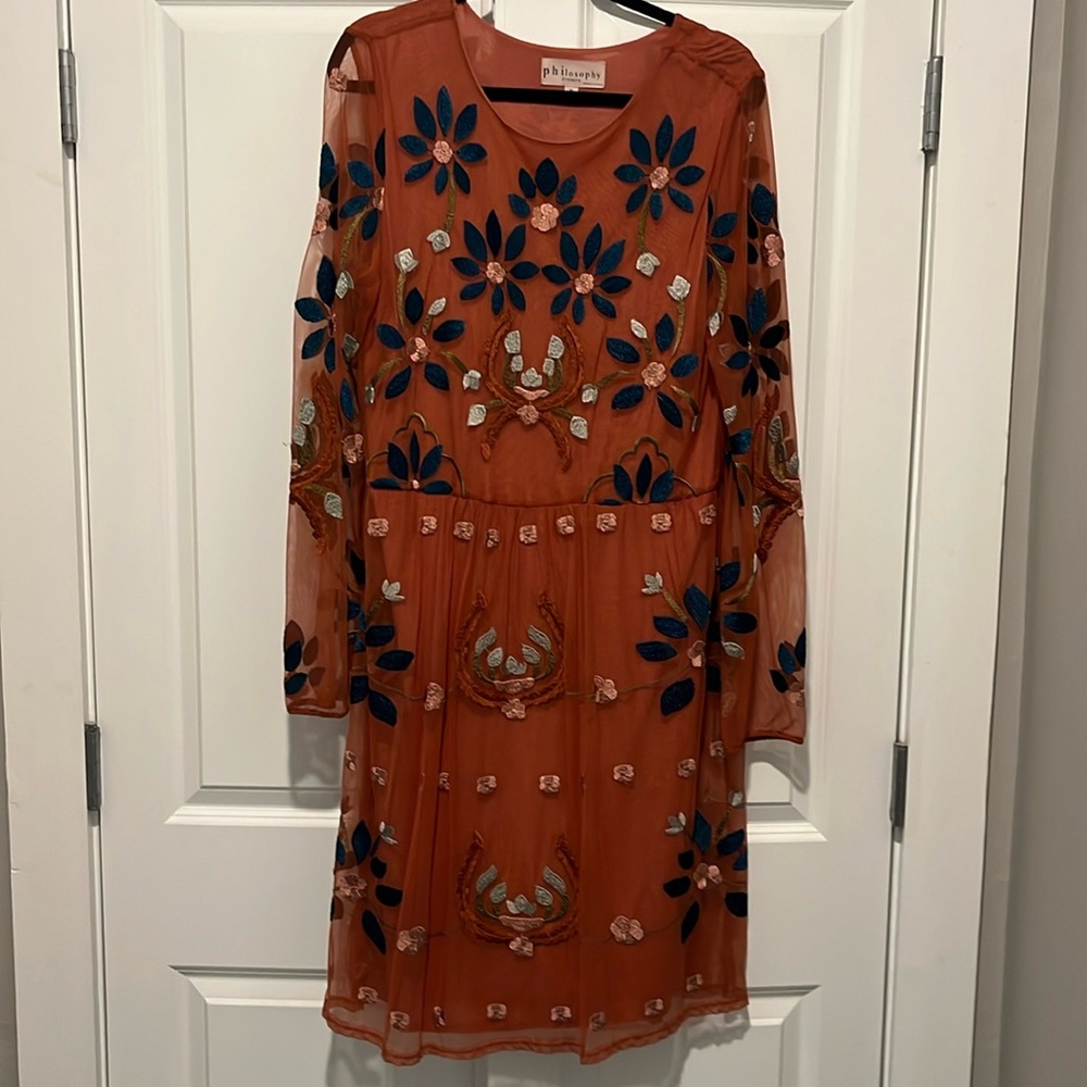 Philosophy embroidered dress